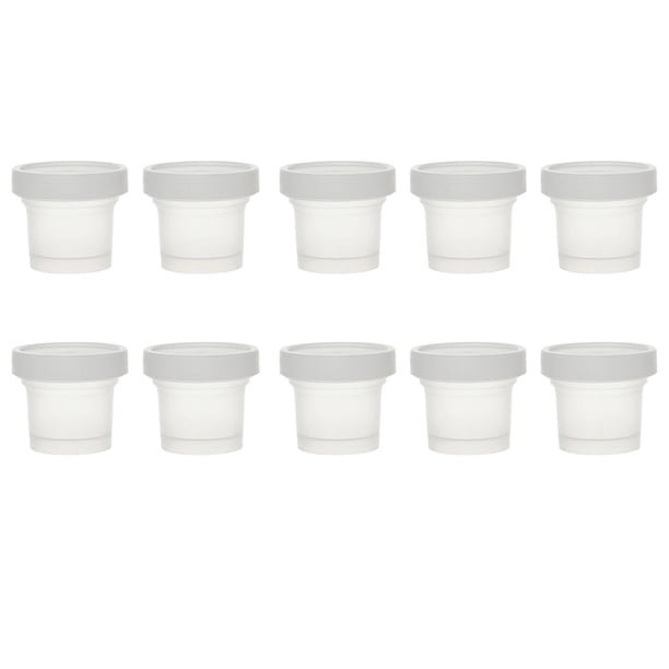 Caja de pastel de plástico de 10 piezas con tapa reutilizable Toystoory