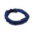 thumbnail image 3 of 2 in 1 Foldable Summer Wide Brim Sun Visor Hats Headbands for Women Kids Navy, 3 of 7