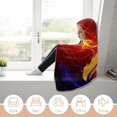 thumbnail image 6 of Preston-Playz Wearable Blanket Hoodie, Multi-size Hooded Blanket, Warm Cozy Wearable Blanket with Hood 50"x60", 6 of 8