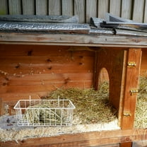 ULTNICE Feeder Racks Pet Cage Supply Hanging Holder Iron White 1Pack