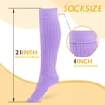 thumbnail image 4 of Women's Fall Winter Knit Slouch Socks, Soft Extra Long Scrunch Knee High Sock Slouchy Boot Socks, 4 of 7