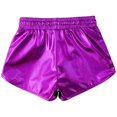 thumbnail image 4 of TiaoBug Kids Girls Sparkle Metallic Dance Shorts Gymnastics Athletic Tumbling Shorts Bottoms Activewear Purple 7-8, 4 of 7