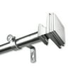 thumbnail image 2 of Domovina Pat 1" Curtain Rod-Color:Satin Nickel,Size:160"-240", 2 of 2