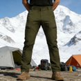 thumbnail image 5 of ThriftyPlait Men Multi Pocket Cargo Pants Casual Straight Leg Stretch Work Trousers Fashion Durable Outdoor Hiking Daily Utility Pants, 5 of 6
