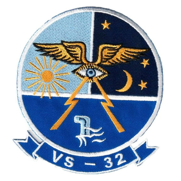 VS-32 Maulers 1970s Squadron Patch – Plastic Backing