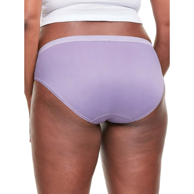 Hanes Womens Sport Seamless Bikini, Bikini Underwear for Women, 3-Pack  (Colors May Vary)