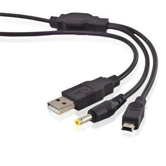 2 in 1 USB DC Power Charger & Data Trabsfer Cable for Sony PSP 1000 2000