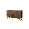 thumbnail image 6 of Manhattan Comfort Addie 5 Shelves Engineered Wood Sideboard in Rustic Brown, 6 of 7