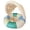 Mint Green, variant on Inflatable Swimming Ring with Detachable Sunshade Canopy, Striped Water Float with Safety Handles, Portable Outdoor Pool Lounger for Summer Leisure Fun Blue