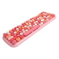 thumbnail image 4 of Teclado Inalámbrico Teclado Inalámbrico Portátil 51 100 Teclas Retro Ordenador con Tapa, 4 of 8