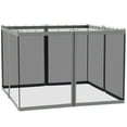 thumbnail image 1 of Outsunny Replacement Mosquito Netting for Gazebo 10' x 10' with Zippers, 1 of 10