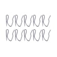 thumbnail image 1 of 10pcs Curtain Drapery Pin Hooks - Silvery, 1 of 7