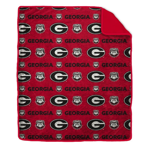 Pegasus Georgia Bulldogs Tonal Wordmark 60" x 70" Faux Fur Blanket