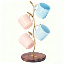 FT Hita Coffee Mug Holder Leaf Shaped Coffee Tea Cup Mug Holder Stand for Countertop Coffee Counter Bar Accessory&Kitchen Organizer(Mug Not Included)