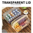 thumbnail image 7 of YIKA Tupperware Container Food Grade Portable Fresh-keeping Box Plastic Portable Outdoor Picnic Box Large Rectangular Refrigerator Storage Sealed Box Refrigeration Kitchen Storage Yellow, 7 of 7