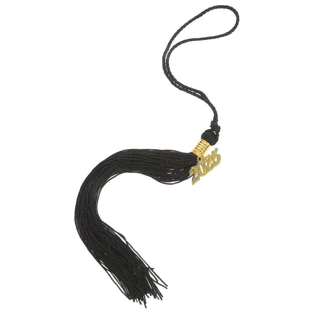 Black Graduation Cap Tassel With 2025 Gold Charms Graduation Hat Decorations Graduation Accessories For Youth Graduation Party Decor Graduation Cap De