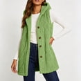 thumbnail image 2 of Ashirexll Fleece Vest Women, Womens Winter Coats, Ladies Winter Versatile Double Sided Fleece Sleeveless Hooded Jacket for Outdoor, 2 of 7