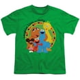 thumbnail image 2 of Sesame Street Kwanzaa Laughter, Love And Unity Kids T Shirt for Youth Boys and Girls, Kelly Green, Small, 2 of 5