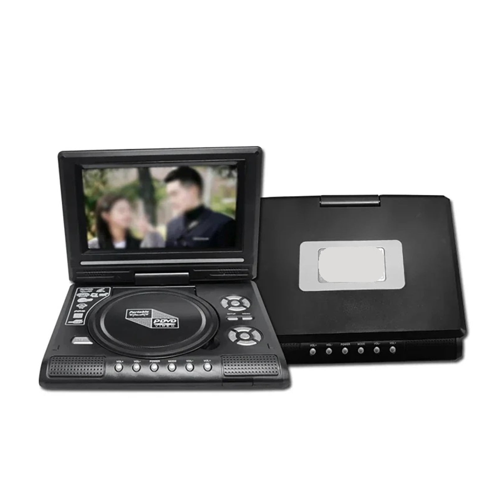7.8 Inch Mini DVD CD EVD Disc Player - Portable Digital Smart TV Player with Remote Control ,Plug & Play Portable