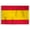 2x3 ft Nylon Flag, variant on AGAS Spain No Seal Courtesy Flag 12x18 inch Mini Spanish Flag Outdoor 200D Nylon Double Stitched Hem Never Rust Brass Grommets Canvas Header Spanish Nautical Boat Flag