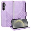 thumbnail image 1 of Funda GANGXUN para Samsung Galaxy S24 con diseño acolchado elegante, cuero PU, protección total y ajuste preciso, 1 of 5