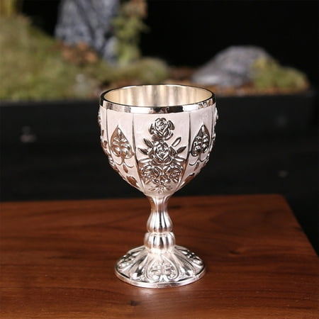 

Metal Wine Glass Retro Shot Glass Reusable and Unbreakable Wine Glass for Kitchen Home or Bar