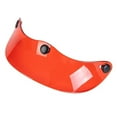 thumbnail image 3 of Zxpjkyu Helmet Visor Cover, Easy-Install Replacement, 3-Snap Sun Visor Shield, Universal Transparent Red, 3 of 9