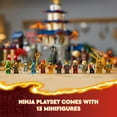 thumbnail image 7 of LEGO NINJAGO Tournament Temple City Building Toy - Cool Gift for Teen Boys & Girls, Ages 14+, Great for Dragons Rising Fans Who Enjoy Model Building Sets and NINJAGO Toys - 71814, 7 of 7