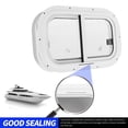 thumbnail image 4 of RV Window, 550mm W X 350mm H Horizontal Slide RV Window Replacement, Tempered Glass  Window With Complete Installation Kit For RV, , Trailer, Construction Vehicle, 4 of 8