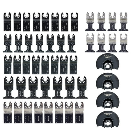 

50Pcs Metal Wood Oscillating Multitool Quick Release Saw Blade Fit for Universal Treasure Oscillating Tools