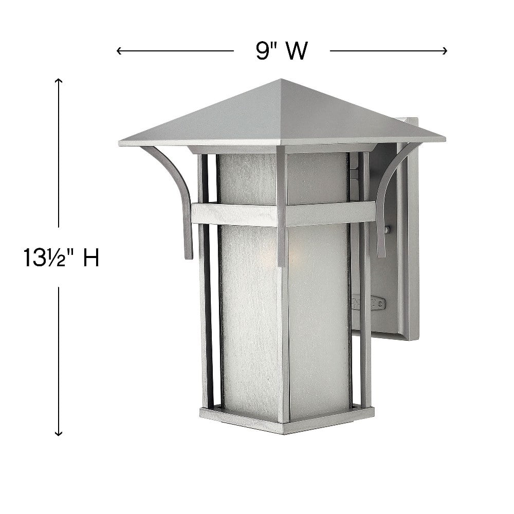 1 Light Medium Outdoor Wall Lantern in Transitional-Craftsman-Coastal Style 9 inches Wide By 13.5 inches High-Anchor Bronze Finish-Led Lamping