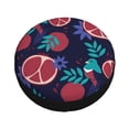 thumbnail image 3 of XMXY Pomegranate Flower Isolated Bird Spare Tire Cover, Universal Waterproof Cover for Jeep RV Tire Wheel Protection, 14 inch, 3 of 8