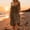 Brown, variant on Women's Backless V-Neck Strapless Midi Dress Sleeveless Casual Loungewear For Summer Run Small Size Up Summer Essential Wardrobe Staple Classic Trendy Wine S