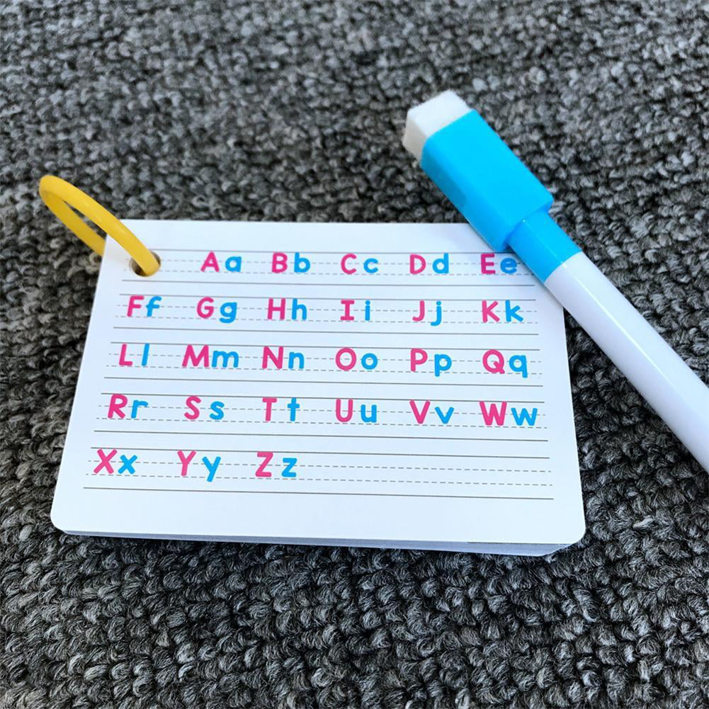 Alphabet Cards A-Z Kids Toddlers Preschool Early Learning Sen Resource 
