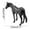 B, variant on Horse Toys for Girls and Boys， Plastic Miniature Pony Horse Figures Miniature Horse Figurines Horse Party Decorations Realistic Plastic Horse Model Toy Gift， Easter Basket Fillers