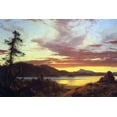 thumbnail image 2 of Art.com A Sunset Art Print by Frederic Edwin Church, 18" x 12", 2 of 4