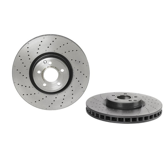 Brembo 09.B474.11 BRAKE ROTORS Fits select: 2013-2015 MERCEDES-BENZ SL 550