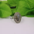 thumbnail image 4 of Fine Silver Labradorite Ring for Women Handmade in Jaipur, 4 of 4