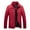 Red, variant on Men Puffer Jacket Fall Winter Coat Jacket Cotton Stand Zipper Warm Winter Thick Long Sleeve Zipper Pocket Coat Jacket Mens Winter Jackets Black L