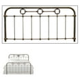 thumbnail image 3 of Madera Complete Metal Bed and Steel Support Frame with Intricate Carved Castings and Brass Color Plated Designs, Rustic Green Finish, Full, 3 of 6