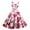 Pink, variant on Valentines Dress for Women Spring Summer Sleeveless Love Heart Print Dresses Elegant Evening Prom Party Dress Multicolor L
