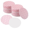thumbnail image 1 of Unique Bargains Doublure de Couvercle en Mousse 63mm/2.46 Pouces, 100 Pcs Résistant à la Pression Sensible Blanc Rouge, 1 of 7