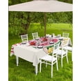 thumbnail image 4 of Fsddascl Cute Gnomes Outdoor Tablecloth - 52x70 Inch Rectangle Dining Table Cover, Red Watermelon Summer Country Rustic Retro Waterproof Outdoor Table Cloth with Umbrella Hole & Zipper for Patio, 4 of 7