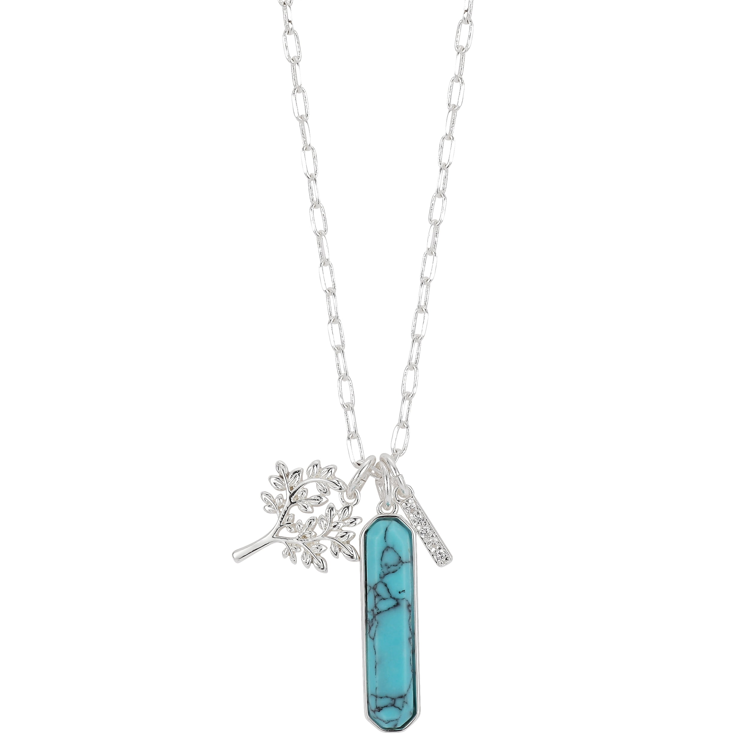 Crystal Stone Necklace Crystal Necklace Gold Necklace White Crystal Necklace Stone Necklace