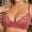Watermelon Red# Womens Bras, variant on Vetsdori Everyday Bras for Women Front Closure Lace No Padding Breathable Large Bust Bras,Push up Womens Bras