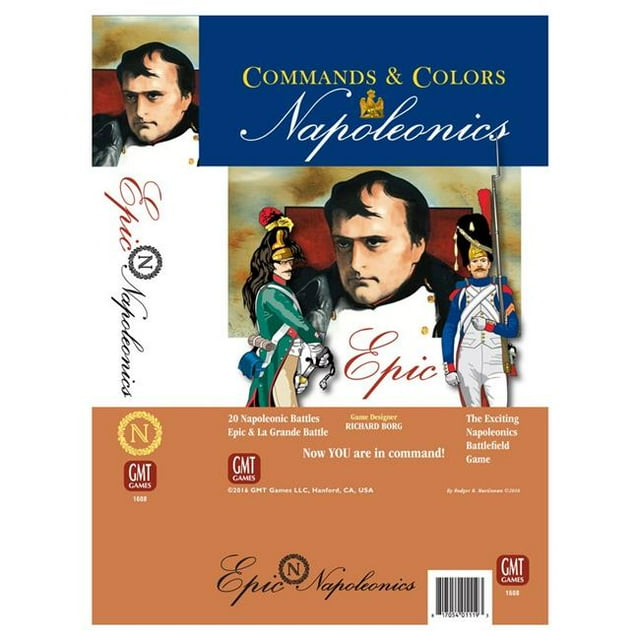 GMT Games GMT1608 Commandes & Couleurs - Napoleonics Extension No.6 - Épique