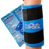 Cool Relief Soft Gel Ice Pack for Knee - Reusable Cold Therapy Gel Pack - Compression Knee Wrap