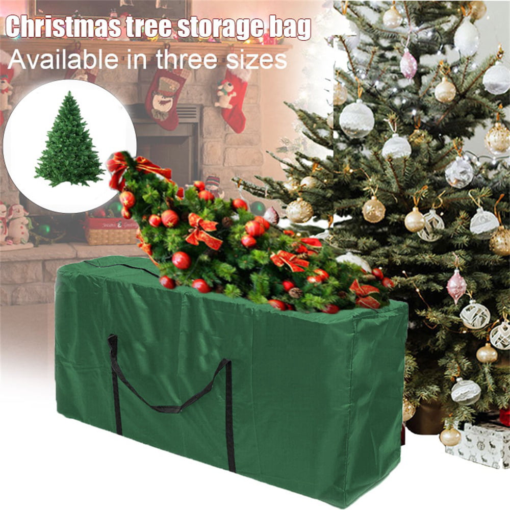 Christmas Tree Wrapping Papers Decorations Storage Bags Xmas Organiser w/Handles 