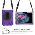 thumbnail image 6 of XYX Case for 10.5 inch Microsoft Surface Go 3 2021/Surface Go 2 2020 with 360 Degree Rotating, Hand Strap, Shoulder Strap, Purple, 6 of 7