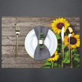 thumbnail image 2 of Sunflower Autumn Placemats Set of 4 Rectangle Table Mats Washable Heat-Resistant Place Mat for Kitchen Dining Table Decor Indoor Outdoor, 2 of 5